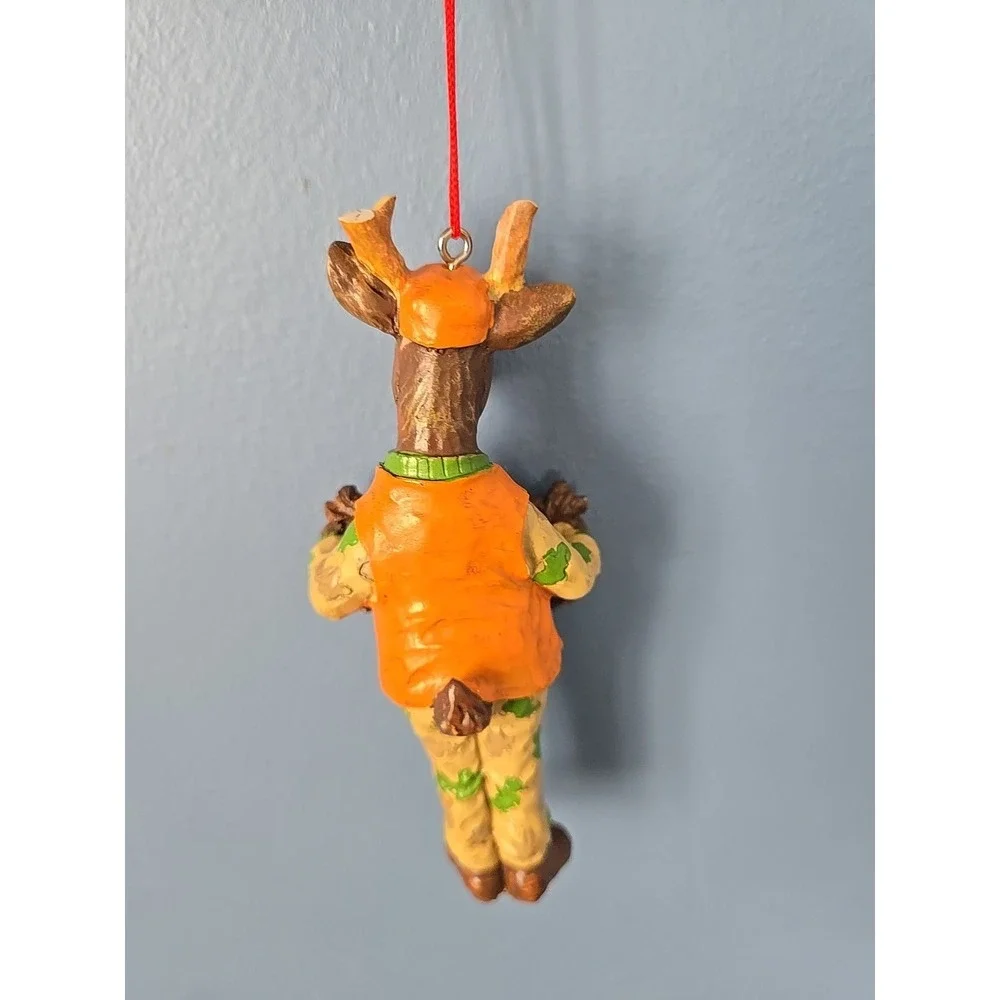 Christmas Ornaments‎ Hunter Hunting Deer Gun Rifle Buck Camo Set Of 3